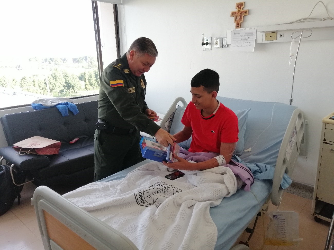 visita del señor Brigadier General Pablo Antonio Criollo Rey