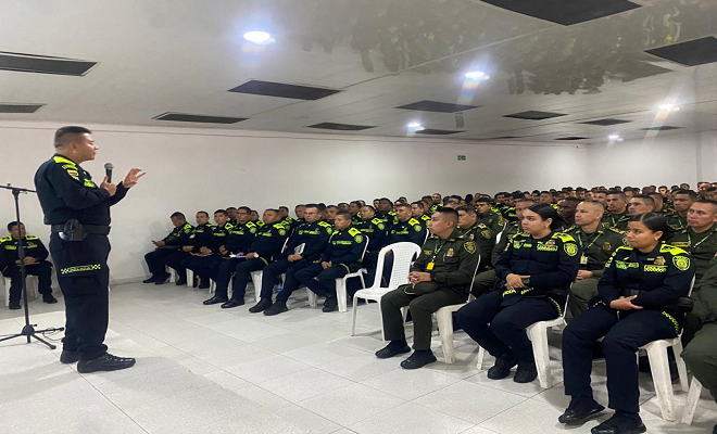 Socialización al interior de la Policía 