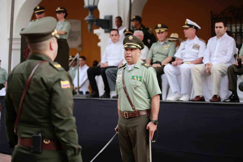 nuevo comandante del Departamento de Policía Bolívar