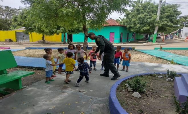 Trabajo social con una comunidad que renace de las cenizas