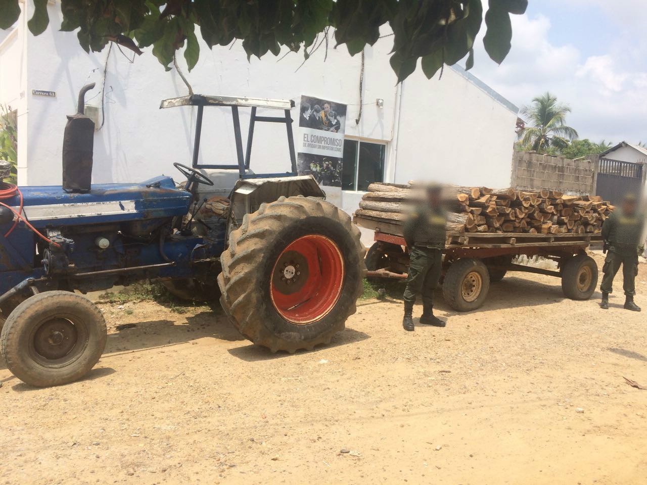 captura-transporte-madera ilegal-pijino del carmen-cuadrante-MNVCC-SISER-magdalena