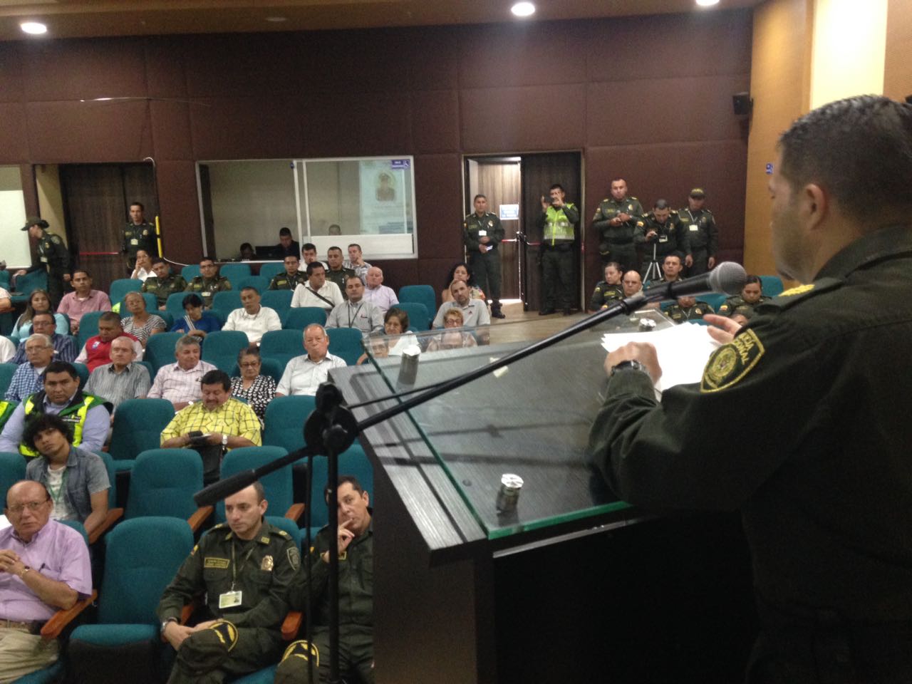 En el auditorio de la unidad se llevó a cabo la jornada de rendición de cuentas donde participaron instituciones y líderes comunitarios
