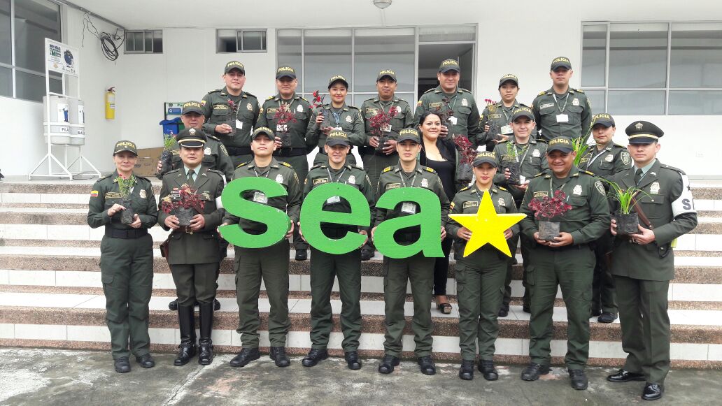 Personal del Comando de Departamento de Policía Nariño  