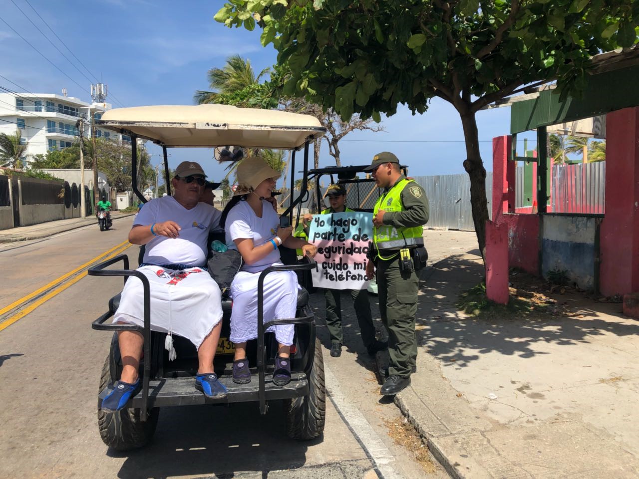 Policía Nacional invita a turistas y residentes a unirse a la campaña ‘Yo hago parte de la seguridad y cuido mis pertenencias’