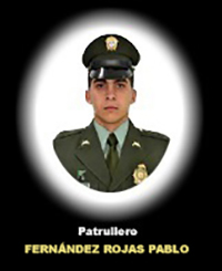 Fotograf&iacute;a del Se&ntilde;or Pt. Fern&aacute;ndez Rojas Pablo quien falleci&oacute; en cumplimiento de su deber.