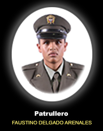 Fotograf&iacute;a del Se&ntilde;or Pt. Faustino Delgado Arenales quien falleci&oacute; en cumplimiento de su deber.