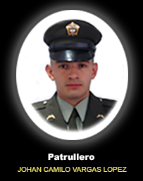 Fotograf&iacute;a del Se&ntilde;or Pt. Johan Camilo Vargas Lopez quien falleci&oacute; en cumplimiento de su deber.
