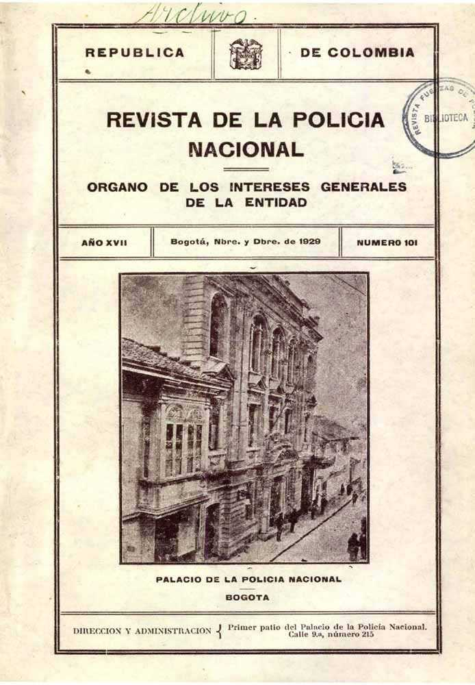 Portada de la Revista de la Polic&iacute;a