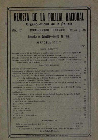 Portada de la Revista de la Policía